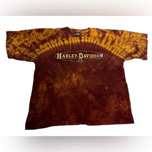 😎🏍️Harley Davidson Thunder Creek Tie Dye T- Shirt Chattanooga, TN Size XL😎🏍️